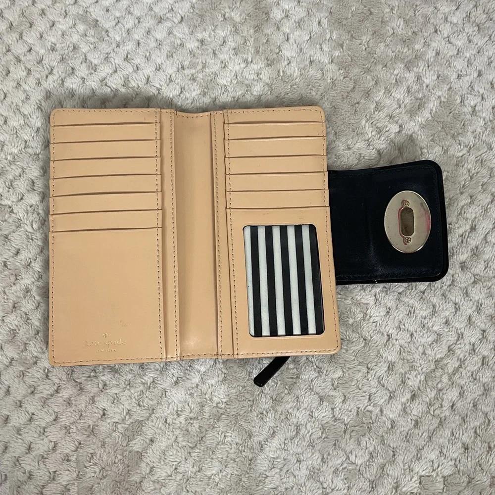 Kate Spade Black Leather Wallet